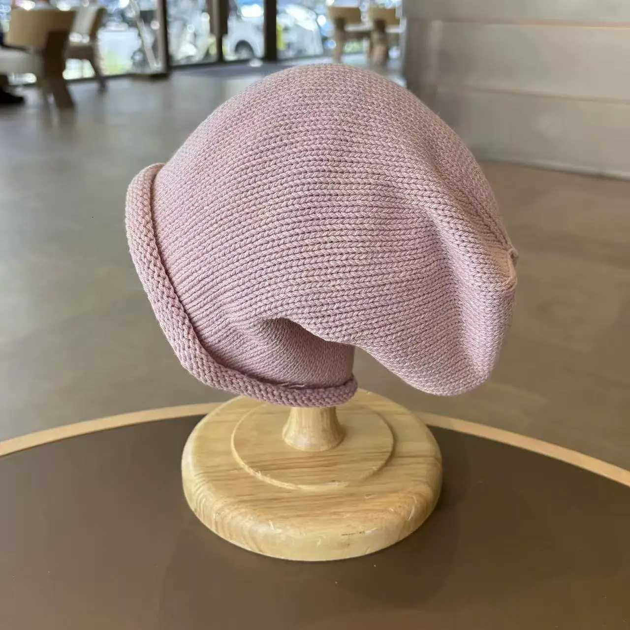 2025 Winter Children Knitted Hat 28Y Solid Color Warm Girls Boys Ear Protection Caps Fashion Kids Stacked Hats AccessoriesL251024