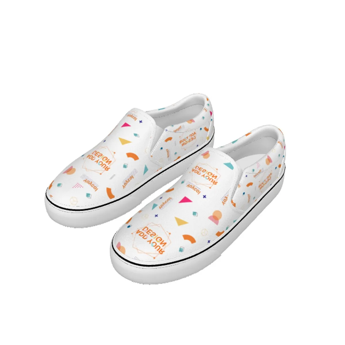 DHgatepod Kids Slip-On Casual Shoes - Breathable Canvas Sneakers with Elastic Sides & Removable Insoles for All Seasons