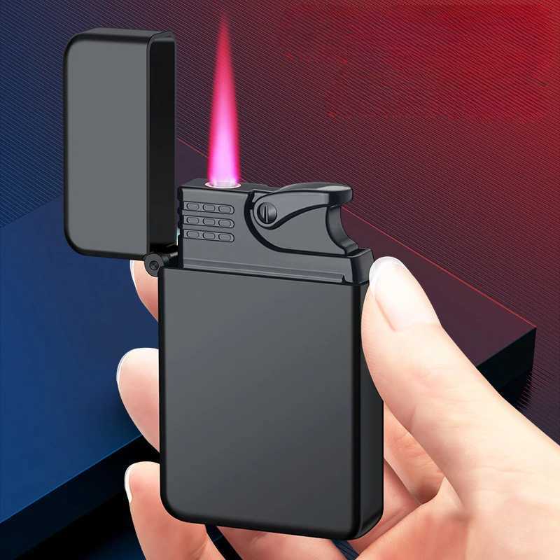 Creative Dragon Pattern Torch Lighter Red Jet Flame Butane Lighters Smoking Accessories Windproof Gas Lighters No Box D251024