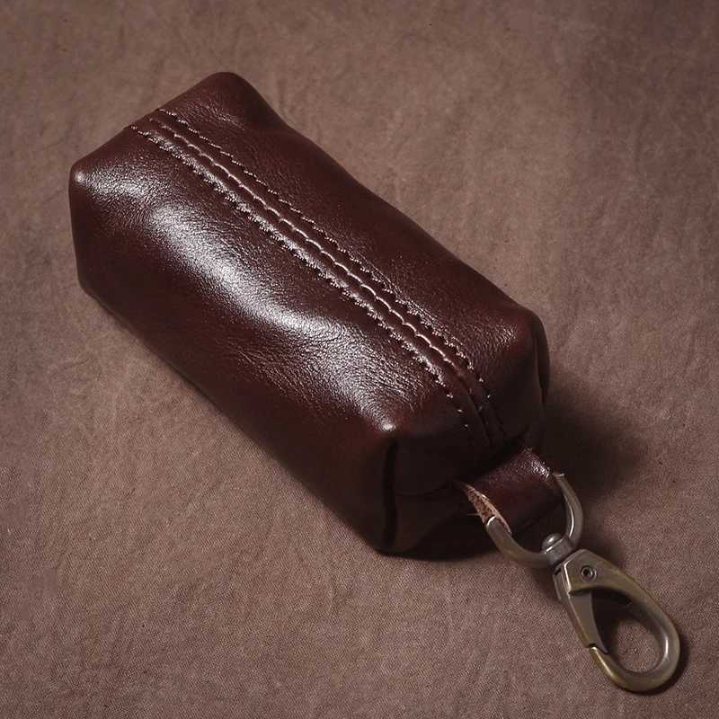 GURO Luxury High Quality Genuine Leather Car Key Vintage Men and Women Waist Hanging Cowhide Key Case Housekeeper Home Organizer Z251023