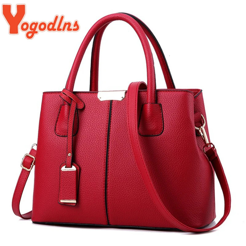Yogodlns Famous er Bags Women Leather Handbags Ladies Hand Bags Purse Fashion Shoulder Bags 251023
