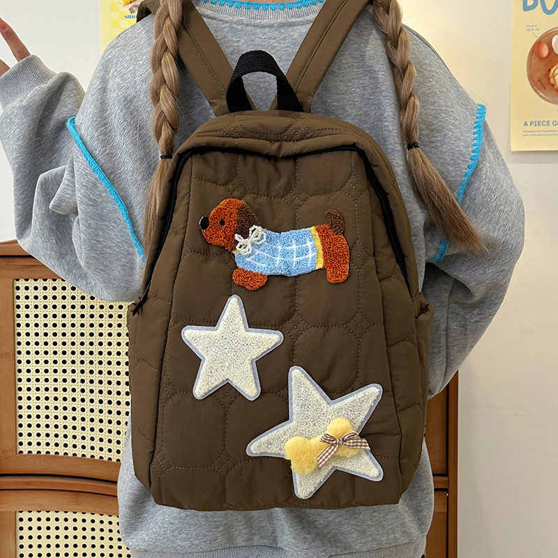 New hot selling fashionable Korean style girl multifunctional cute campus star large capacity girl spicy girl backpack