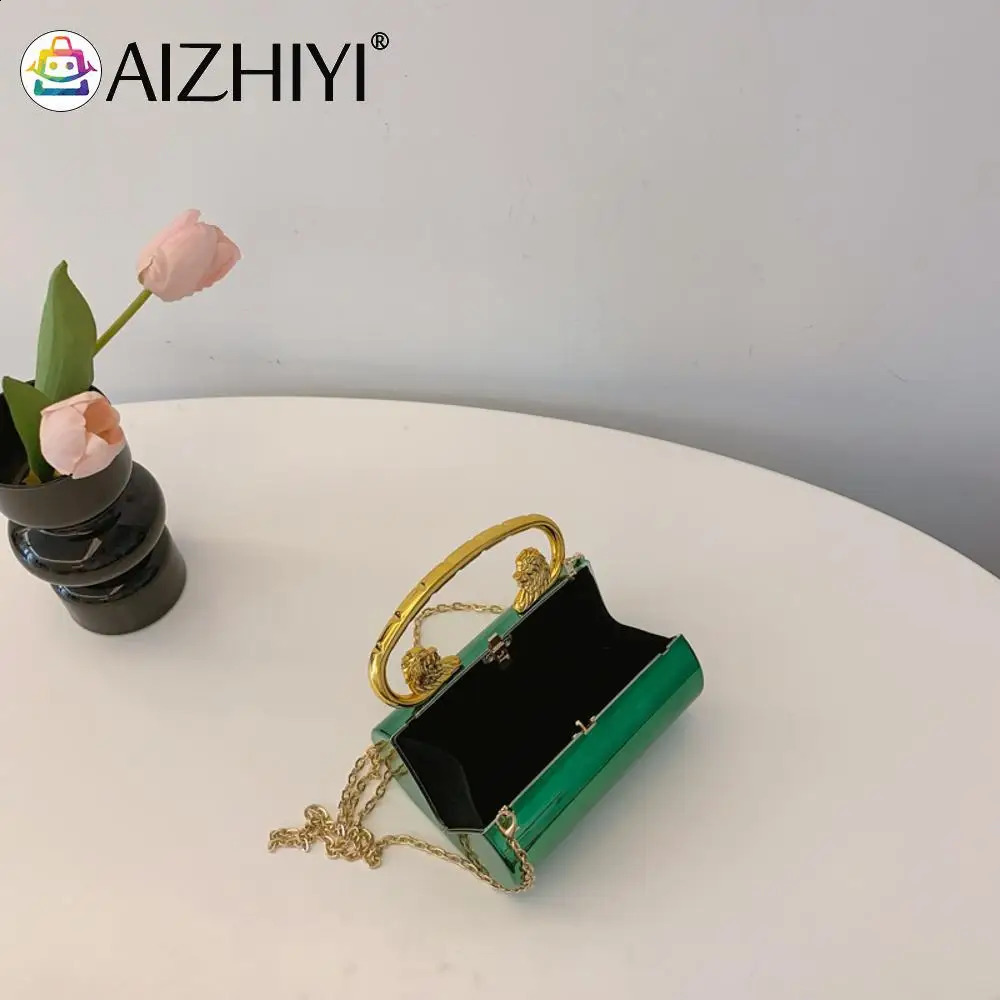 Cylinder Women Shoulder Bag Acrylic Mini Evening Bag with Chain Crossbody Bag Hobo Bag for Wedding Prom Party 251023