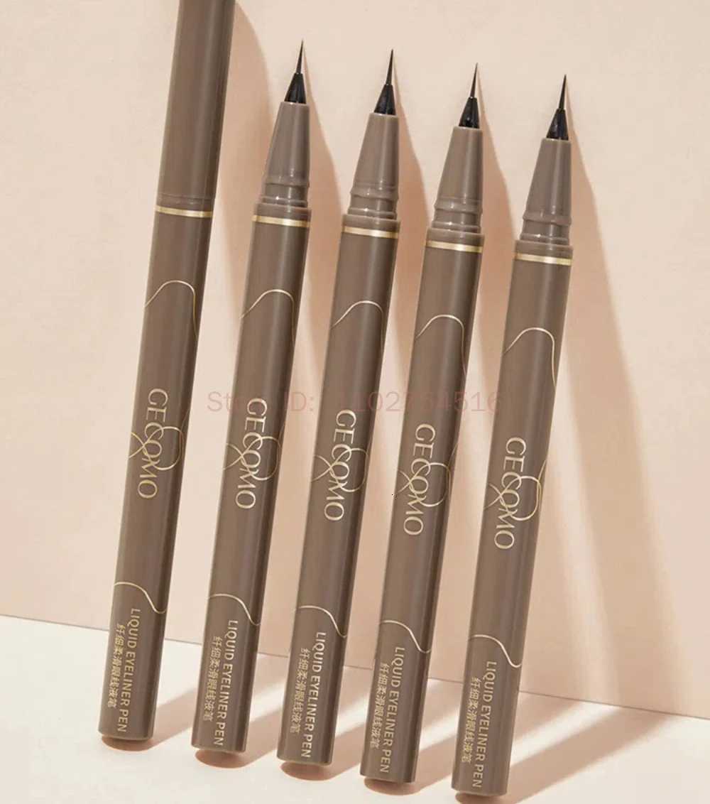 Ultra Thin Black Brown Lower Eyelash Eyeliner Pen Waterproof Lasting Smooth Lying Silkworm Eyes Liner Pencils Eye Makeup ToolsL251024