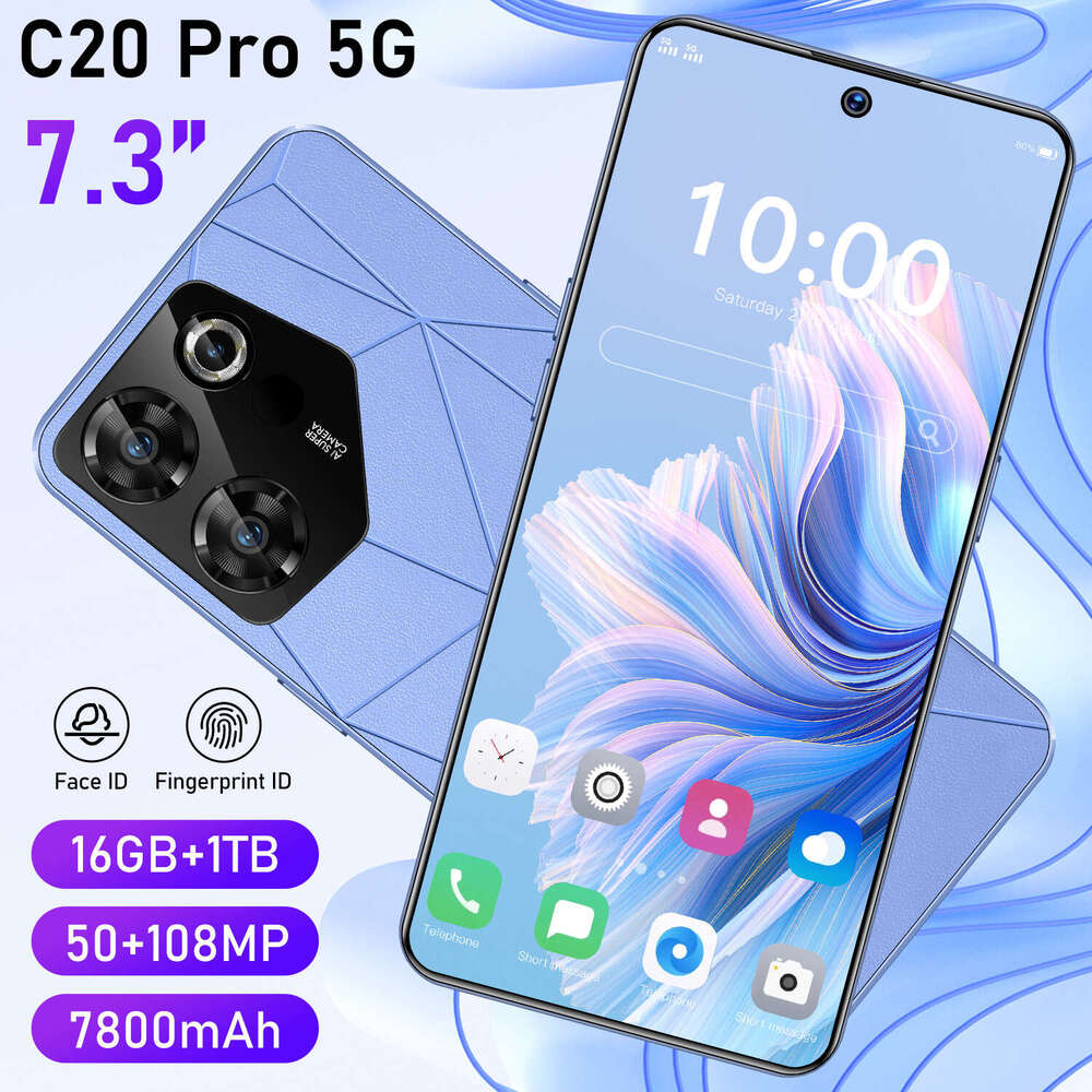 New Model C Pro G Android True Phone GB Smartphone Inch Large Screen