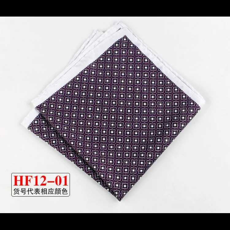 34cm Pocket Square for Men Wen ral Print Suits Hanky Mens Handkerchiefs Suit Square Handkerchief Towels Scarves Y251024