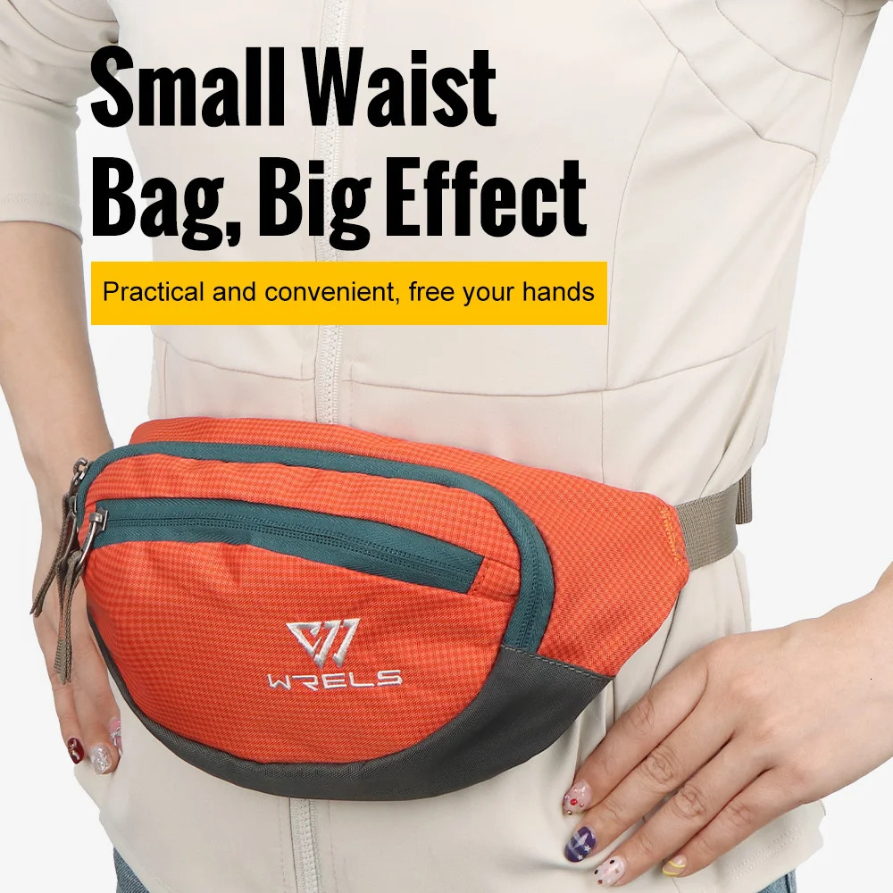 WRELS Running Waist Belt Bag Sport Multifunctional Ultralight Bounce Free Pack Waterproof Fitness Mobile Phone 251014