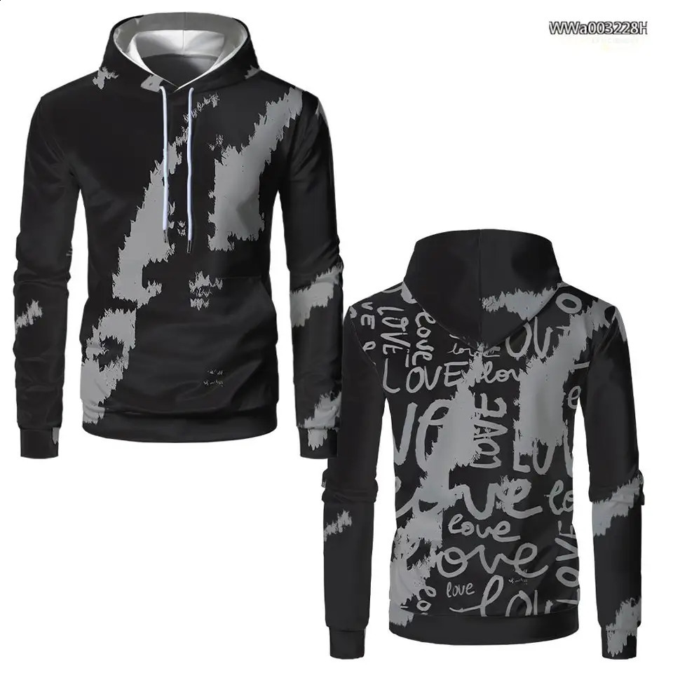 Street Y2K Trend Punk Hoodies Men And Women Fashion Urban Casual Longsleeved Sweatshirt Leopard Pattern Personality Autumn Tops 251018