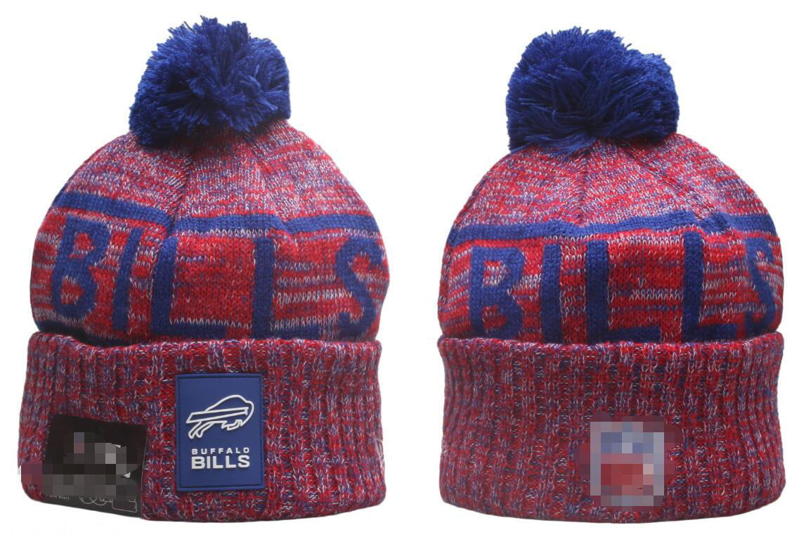 2025 Bills Beanies Knitted Hats Sports Teams Baseball Basketball Beanies Caps Pom Fashion Winter Top Caps Sport Knit Hats a18