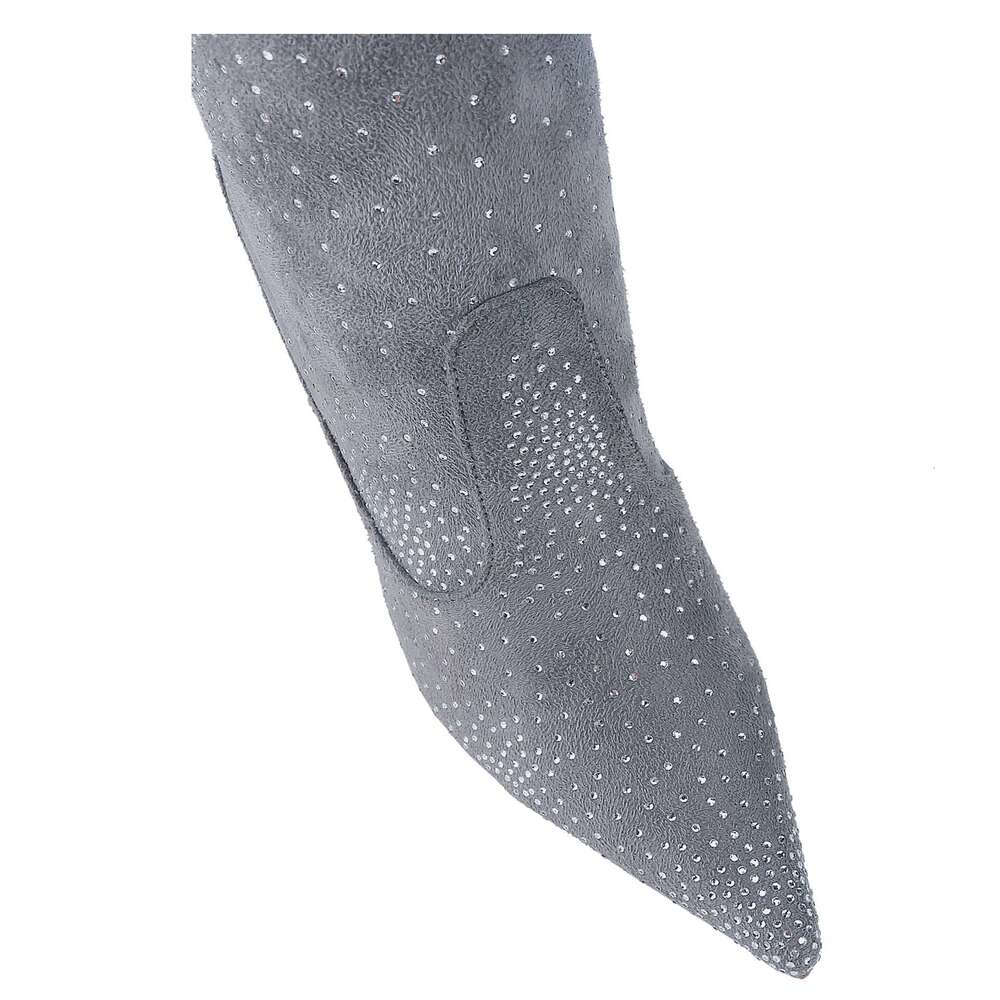 Fashionable High Heel Stiletto Knee-High Pointed Toe Spool Heel, Fashion Dress Boots For Women