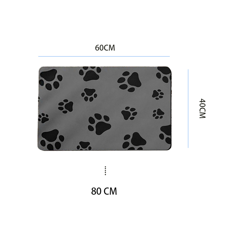 Eco-Friendly Absorbent Dog Cat Pets Feeding Pad with Quick Dry Surface