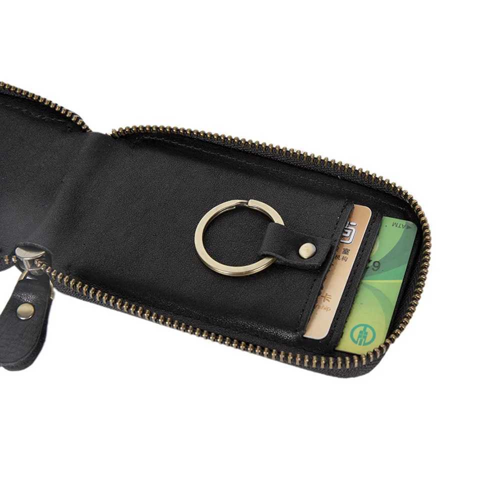 Vintage Leather Key Holder Genuine Leather Car Key Holder Leather Key Wallet Men Housekeeper Women Z251023