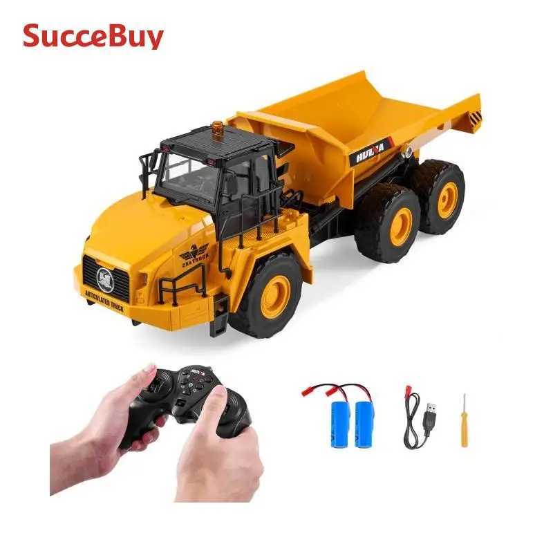 SucceBuy RC Dump Truck Remote Control Car Children Toys 11 Channel Electric Excavator Bulldozer for Kids Toddlers Birthday Gift W251114