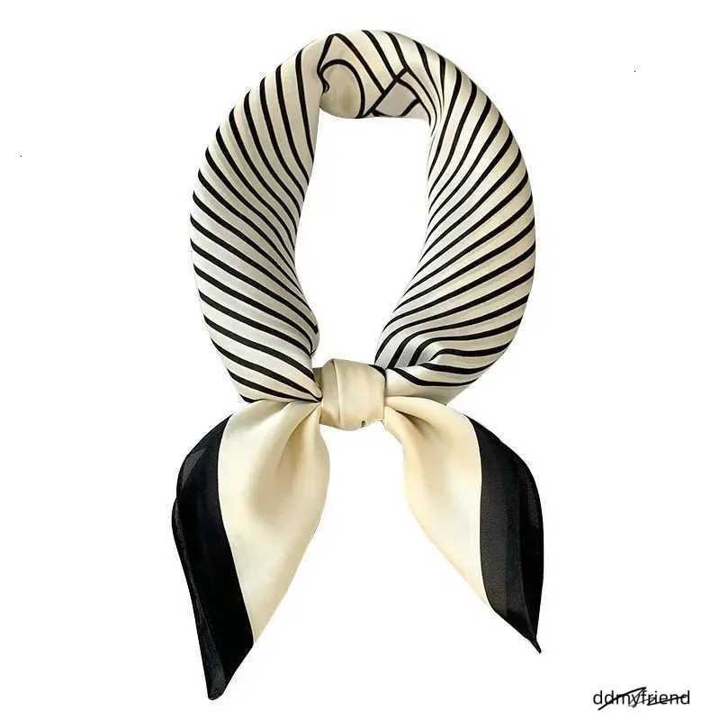Silk Feel Square Scarf Women, Elegant Satin Neck Scarf, Lightweight Hair Tie Band For Work Or Everyday Ddmyfriend