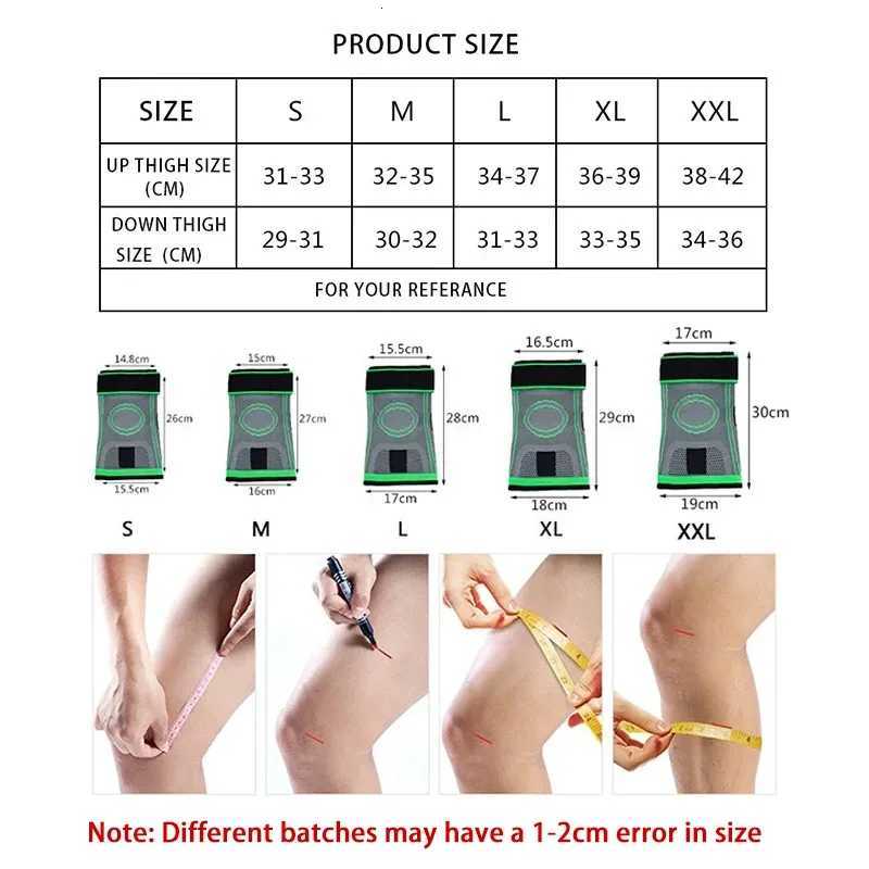 1PCS Adjustable Sports Knee Pad Knee Pain Relief Patella Stabilizer Brace Support for Hiking Soccer Basketball Running SportW251024