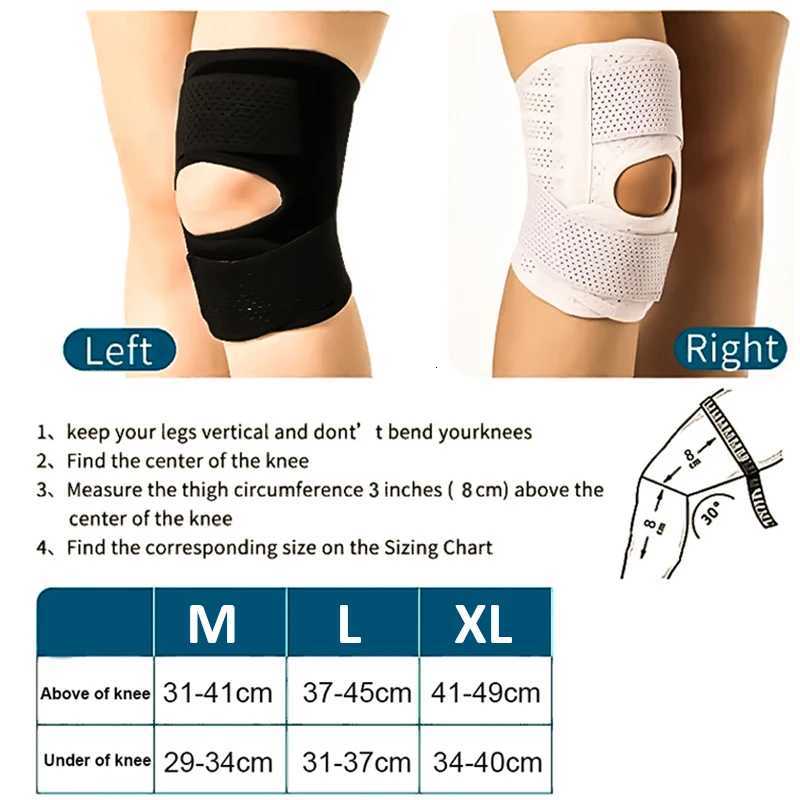 Knee Brace with Side Stabilizers Relieve Meniscus Tear Knee Pain Joint Pain Relief Breathable Adjustable Knee Support Knee PadsW251024