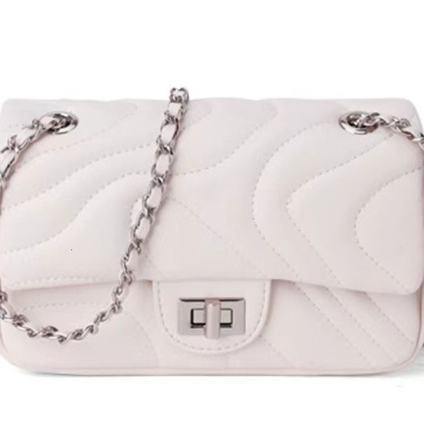 Luxury Brand Designer Bag 2024 Summer Quilted Chain Women's Bag High-End Fashion Versatile Women's Bag Single Shoulder Crossbody Small Squar