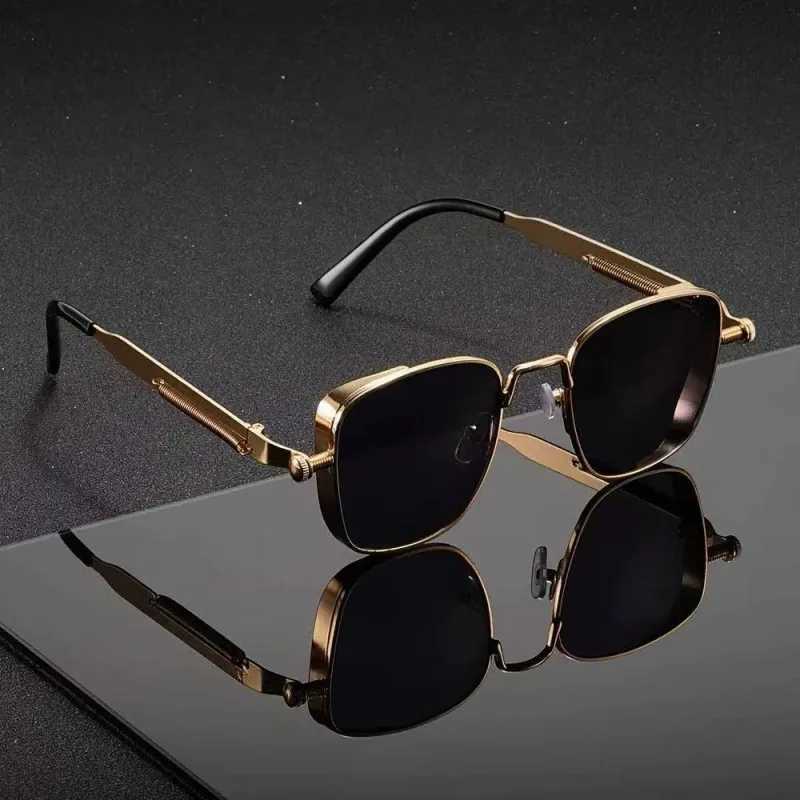 New Vintage Square Small Sunglasses Women Luxury Brand Metal Frame Sun Glasses Rectangle Driving Eyeglasses Fishing Eyewear MenT251024