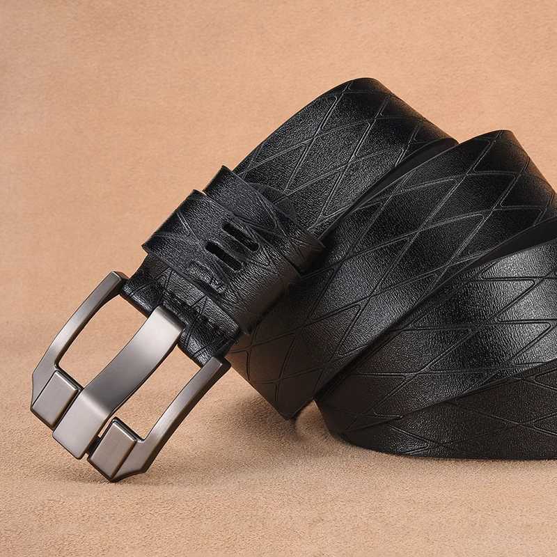 Fashionable Mens Belt Suitable For Business Casual Pin Buckle Belt Simple And Versatile Youth Fashion PU Belt W251024