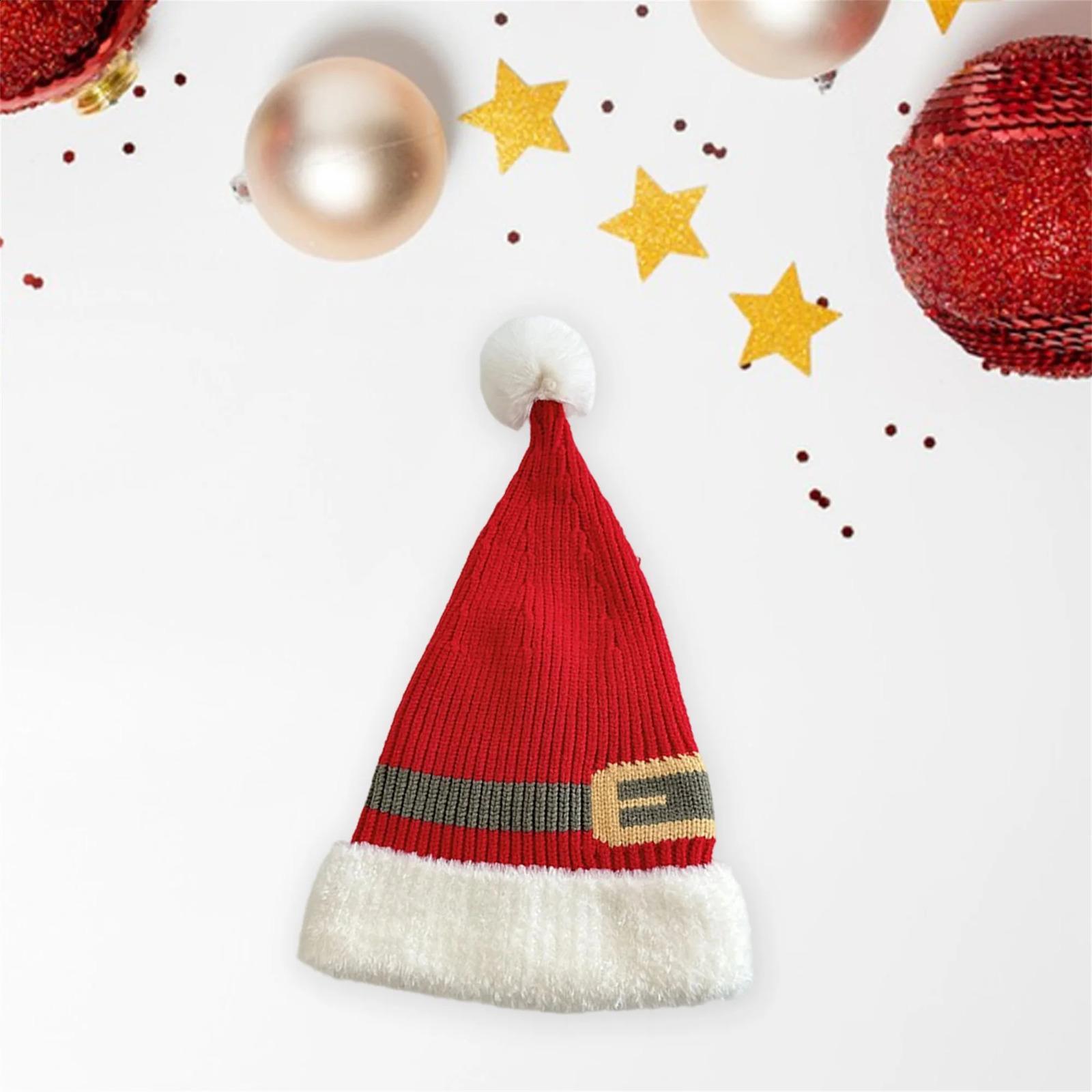 ren s Christmas Hat Adorable Knit Beanie for Festive Parties and Holiday Po Booth Fun 251023