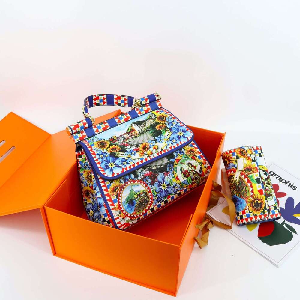 Fashion Printed Textured Light Designer Bags Luxury Women's Bag Ladies Handbag