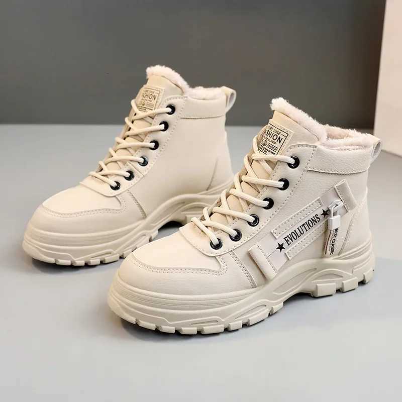 Snow Boots for Women New Casual Hightop Warm Sneakers Womens New Platform Ankle Boots Plus Size 45 Zapatillas De Mujer2025 W251024
