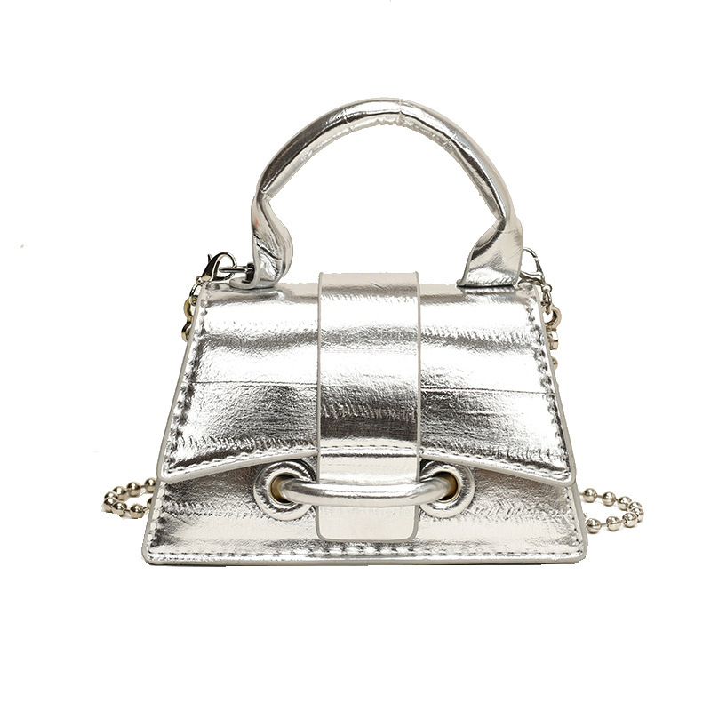 Luxury Brand Designer Bag Fashion Simple Handbag Small Square Bag For Women Glossy New Light Luxury Shoulder Bag Casual Versatile Chain Crossbody Bag 