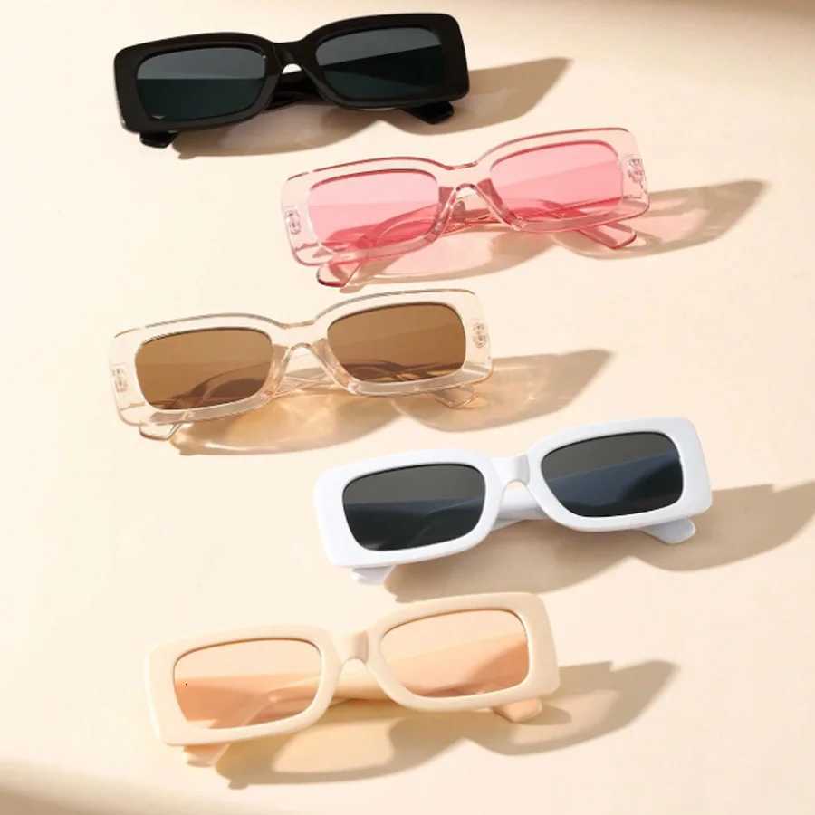5PCS Vintage Square fashion Women Sunglasses Classic Daily Holiday Beach Travel Decorative Glasses for MenT251024