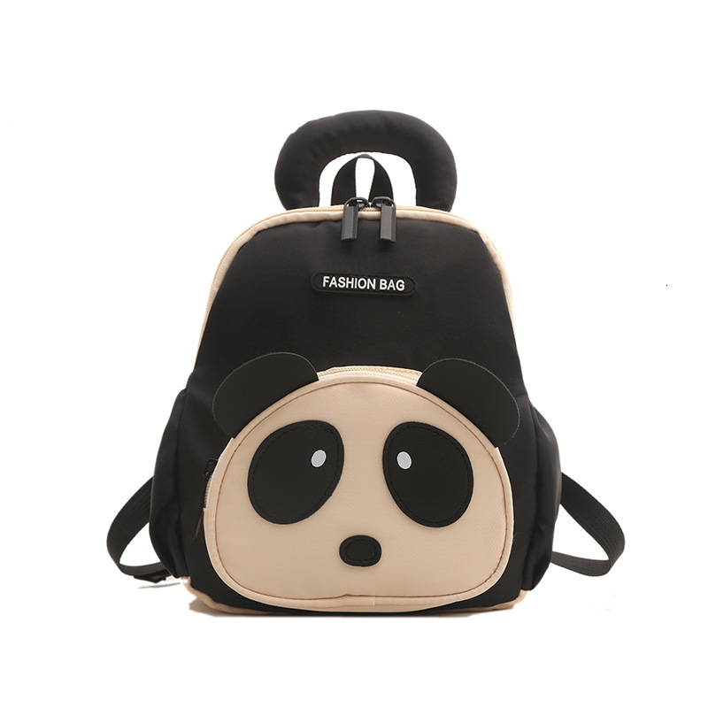 New designer small backpack cartoon cute panda children's backpack suitable for boys and girls outdoor backpacks