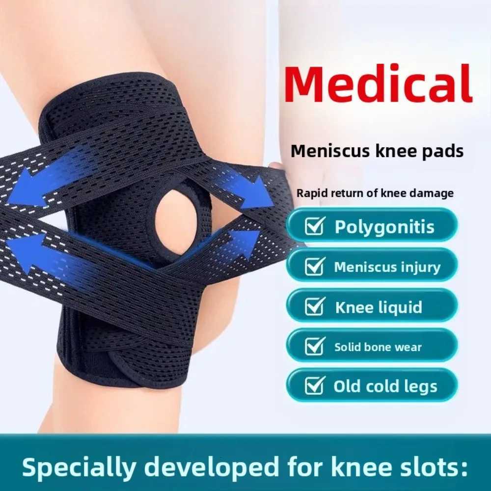 Meniscus Knee Pad Breathable Lightweight Sports Hiking Unisex Knee Support Knee Joint Fixation Patella StrapTriple protectionW251024