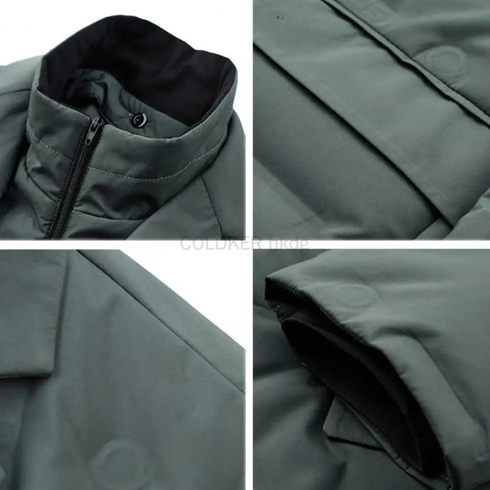 Down Jacket Mens Business Casual Suit White Duck Down Coats with Removable Inner Mens Winter Jacket Z251024