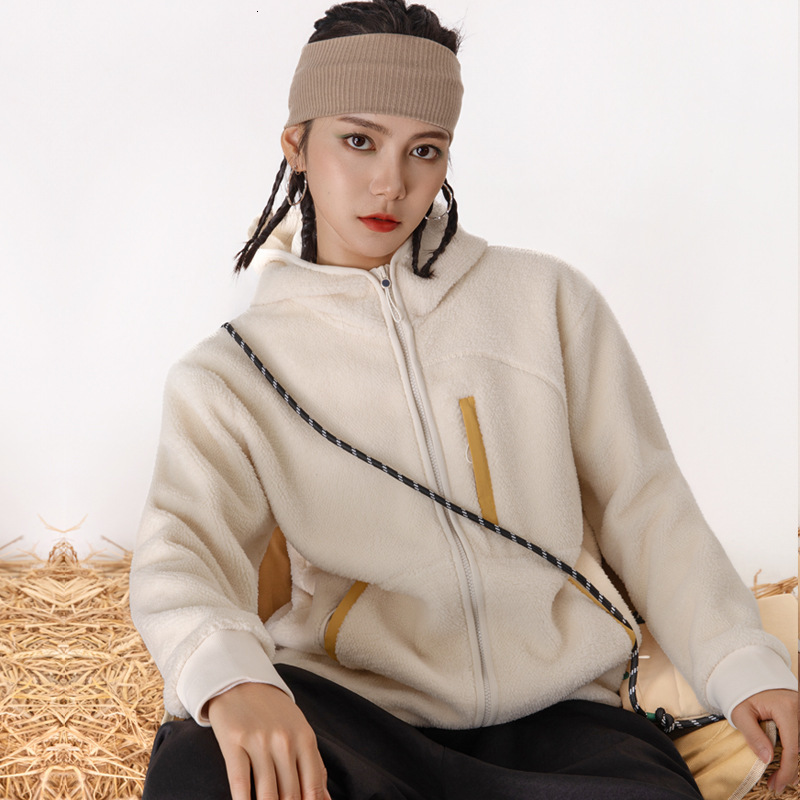 Women's Fleece Jacket New Designer Hoodie Jacket Tracksuit Men Polo Veste Coat Autumn Winter Fleece Coat Women's Softshell Jacket Thickened 