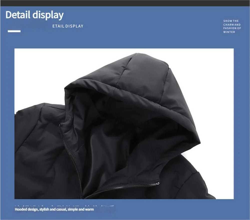 White Duck Down Jackets for Men 2025 New Autumn Winter Short White Duck Down Coat for Young Students Male Hooded Padded Coats Z251024