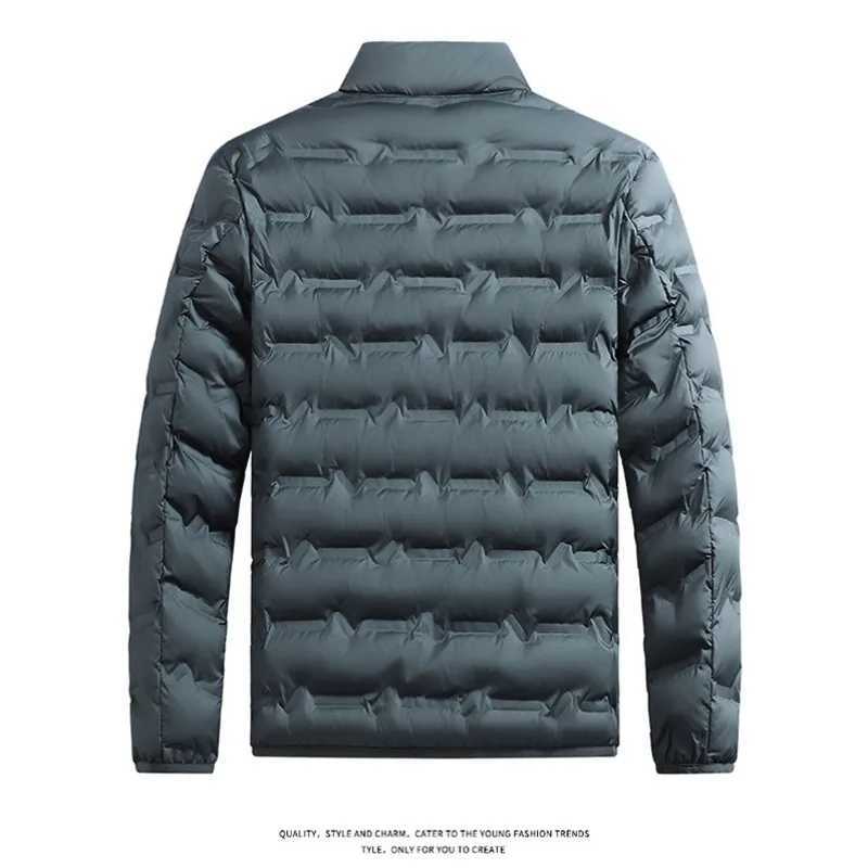 Winter Casual Warm Men Hiking Down Jacket Outdoor Windproof Outerwear Solid Color Thicken Male Down Coats Fashion Stand Collar Z251024