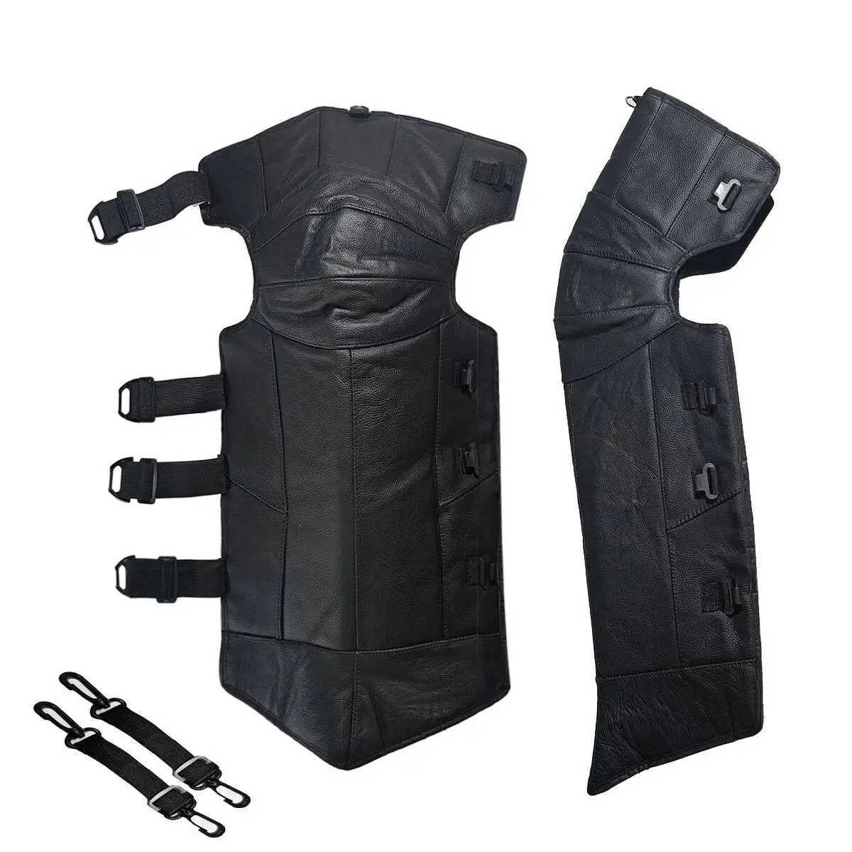 Motorcycle long full Calf COW Leather kneepads Winter waterproof Knee pads Skiing skating protector windproof warm knee padsW251024
