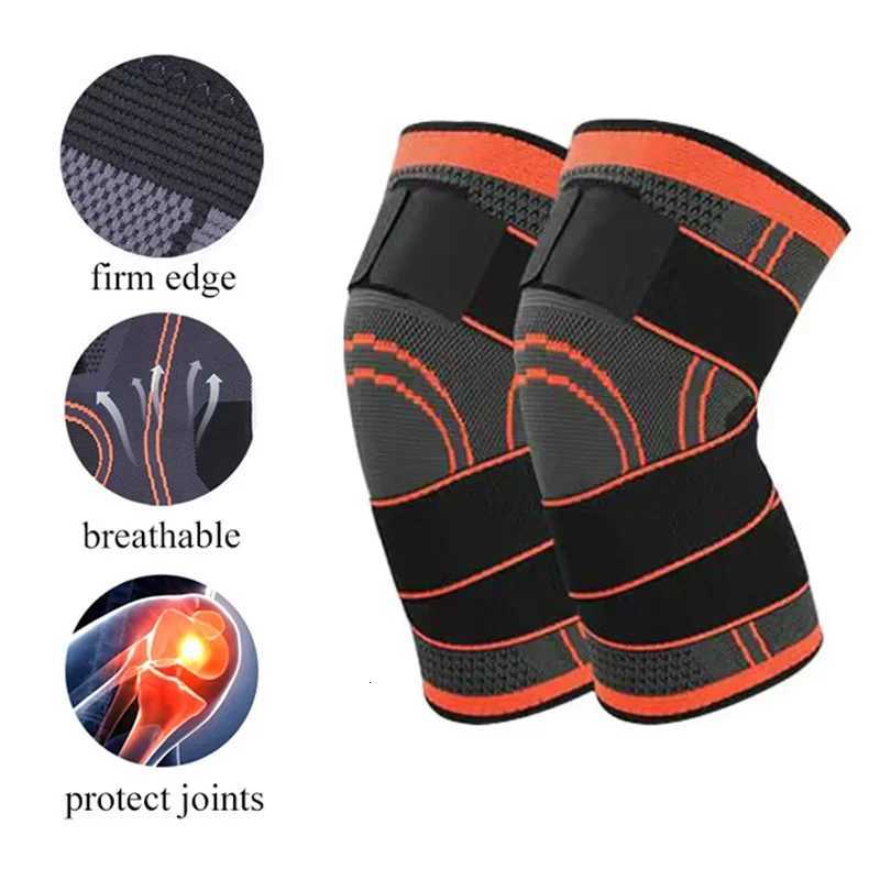 1PCS Adjustable Sports Knee Pad Knee Pain Relief Patella Stabilizer Brace Support for Hiking Soccer Basketball Running SportW251024