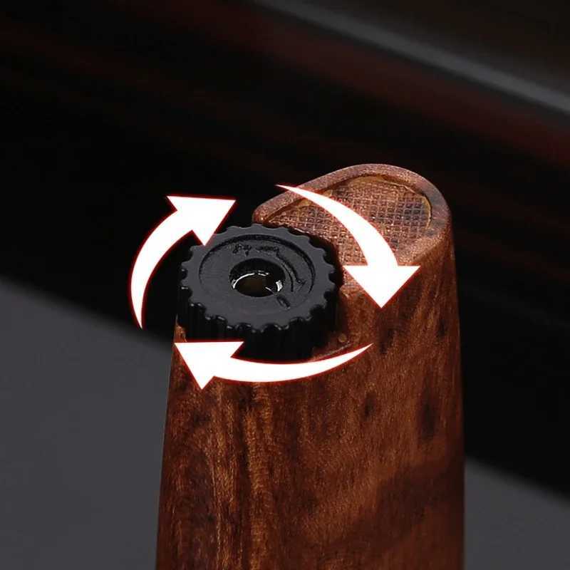 HONEST Mini Metal Windproof Gas Lighter Blue Flame Turbo Jet Recycling Cigar Multifunctional Lighter Survival Tool Mens Gift D251024