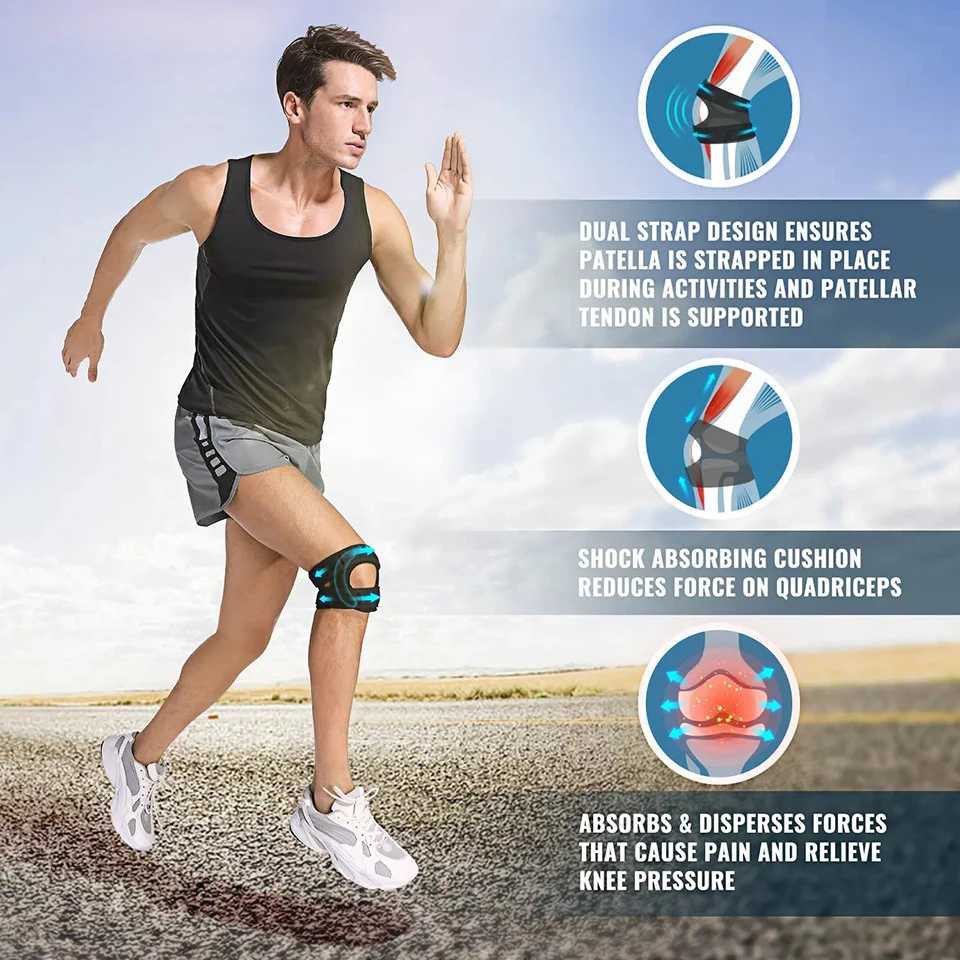 1Pcs Patella Knee Brace Knee Compression Sleeve Support for Women Men Knee Pain Arthritis Pain Workout Knee Guard Knee PadsW251024