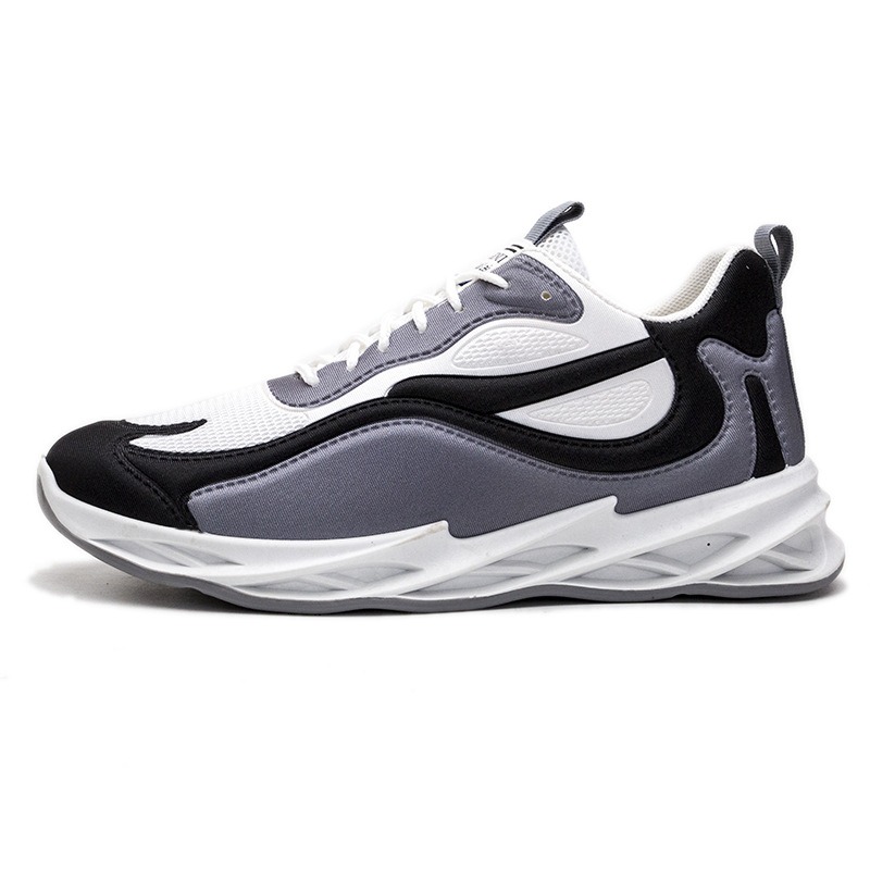 New Trendy Men's Sports Shoes Cushion Running Sneakers Outdoor Leisure Walking Jogging Trainers Soft Sole Breathable Footwear Sports Shoes with B