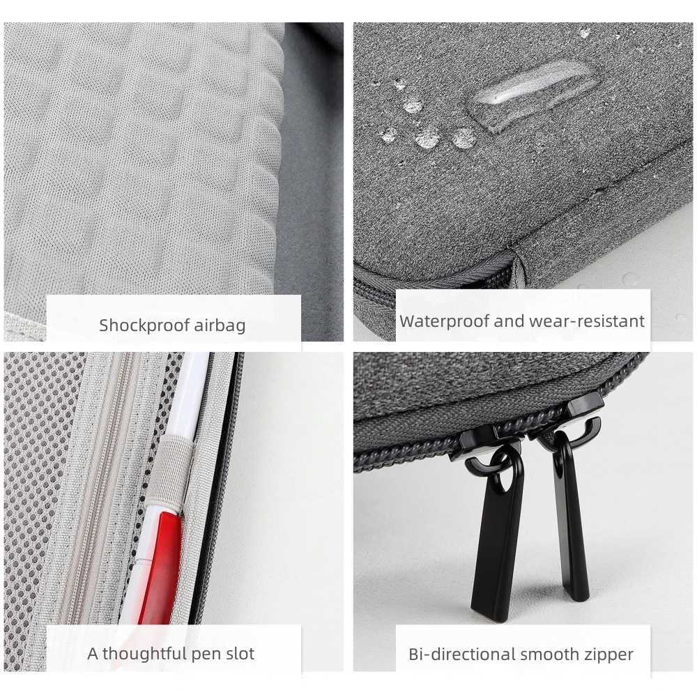 Large Capacity Travel Electronics Accessories Organizer Tablet Hard Disk Cable Portable Storage Bag EVA Duricrust AirbagT251024