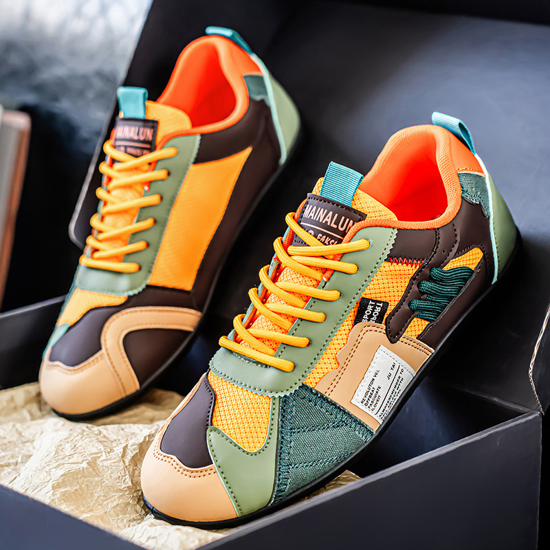 Free Shipping with box Big Size Casual Shoes Pu Leather Fashion design Sneakers for Men
