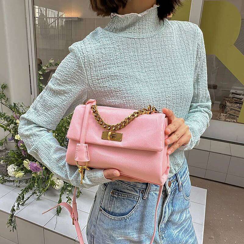 Designer bag Designer Look Women's Shoulder Bag: Elegant Leather Handbag With Adjustable Crossbody Strap, Style Ladies