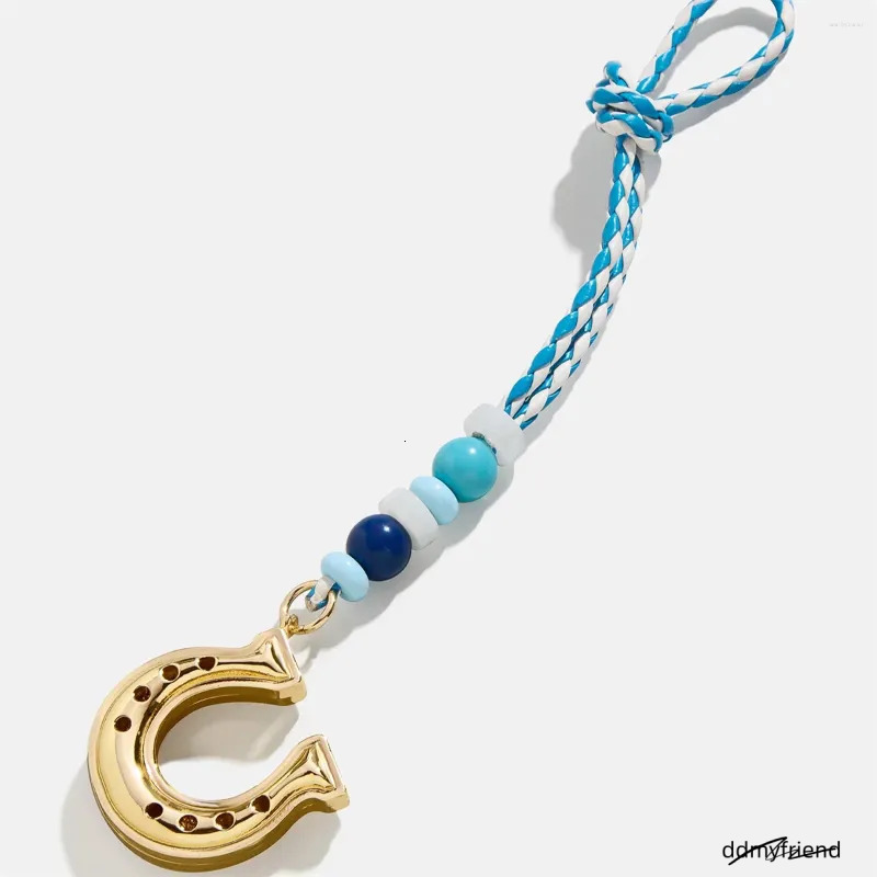 Colorful Hand Woven Keychain: Bohemian Bag Hanging Pendant With Bead Accents, DIY Accessories Ddmyfriend