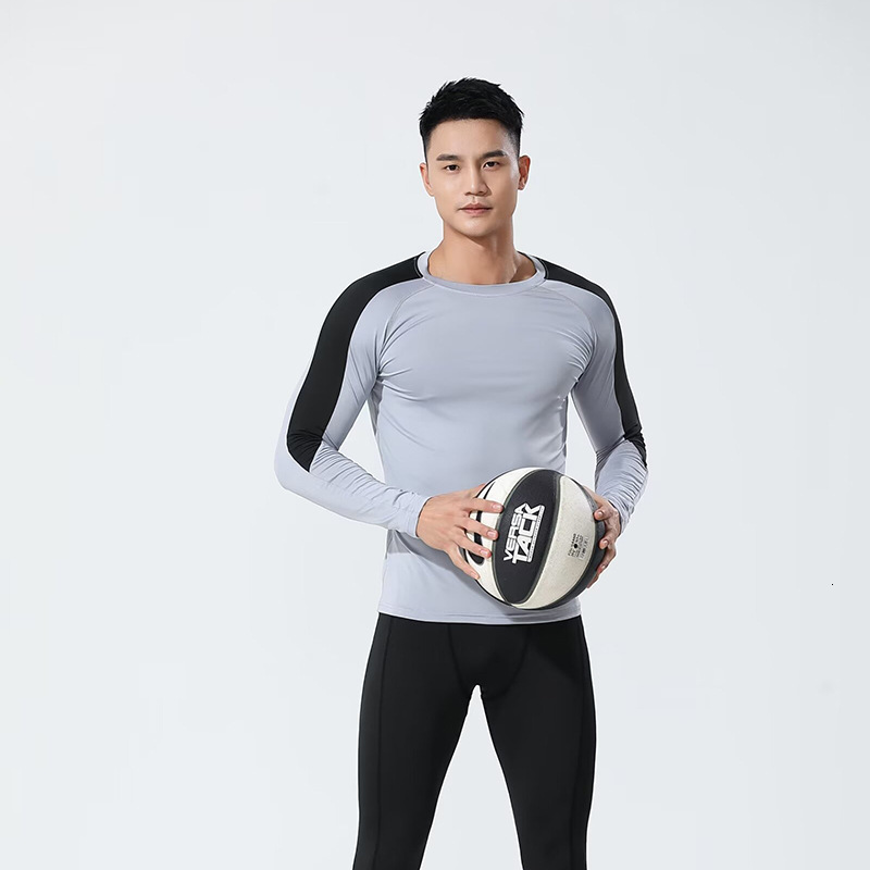 Basketball Quick-Dry Shirt High-Speed Running Suit Training Tight-Fit Gear Morning Run Clothes Fitness Set for Men