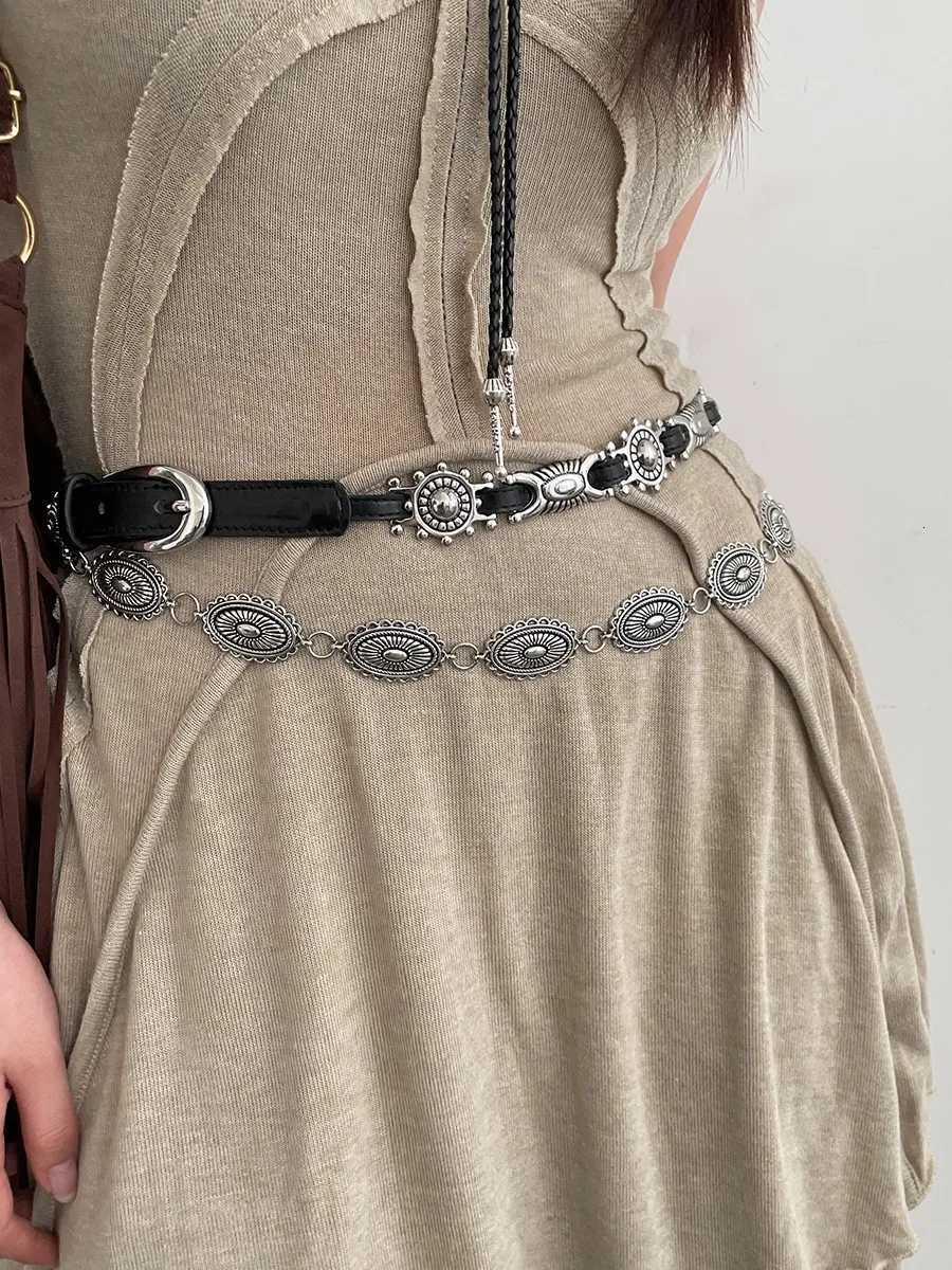 American Vintage Belt 2025 New Versatile Denim Accessory HighEnd Sense Of Minority Design Waist Chain W251024