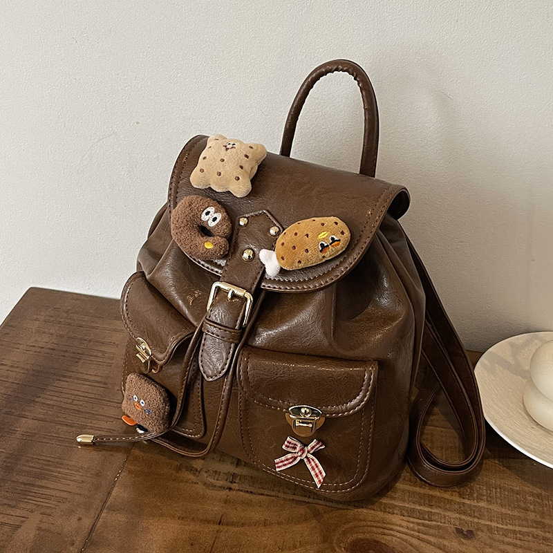 Luxury Brand Designer Bag This Year's Trendy Super Hot Women's Backpack 2025 New Versatile Back Bag Exquisite Mini Niche School Bag