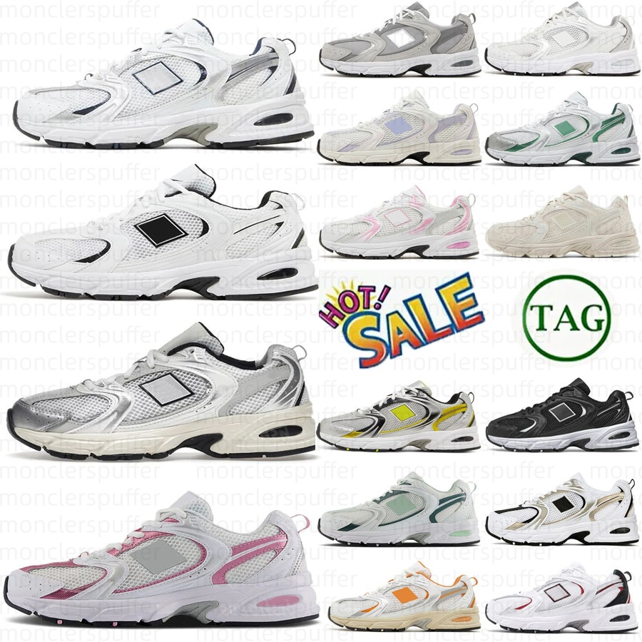 530 Sneaker Designer Sneakers New 530 shoes real Leater Silver Black White Breathable mesh Men Women Outdoor Luxury Sports Sneakers Casual Soft Running shoes