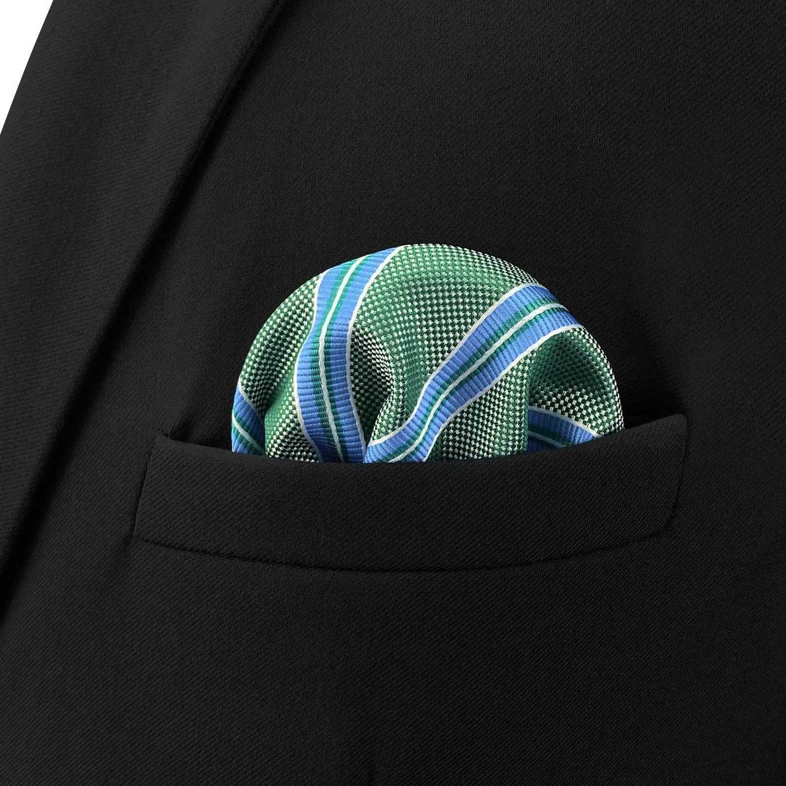 2025 NEW Colorf Mens Pocket Square Mticolor Dot Paisley Classic Wedding Handkerchief Busin Jacquard Hanky Y251024