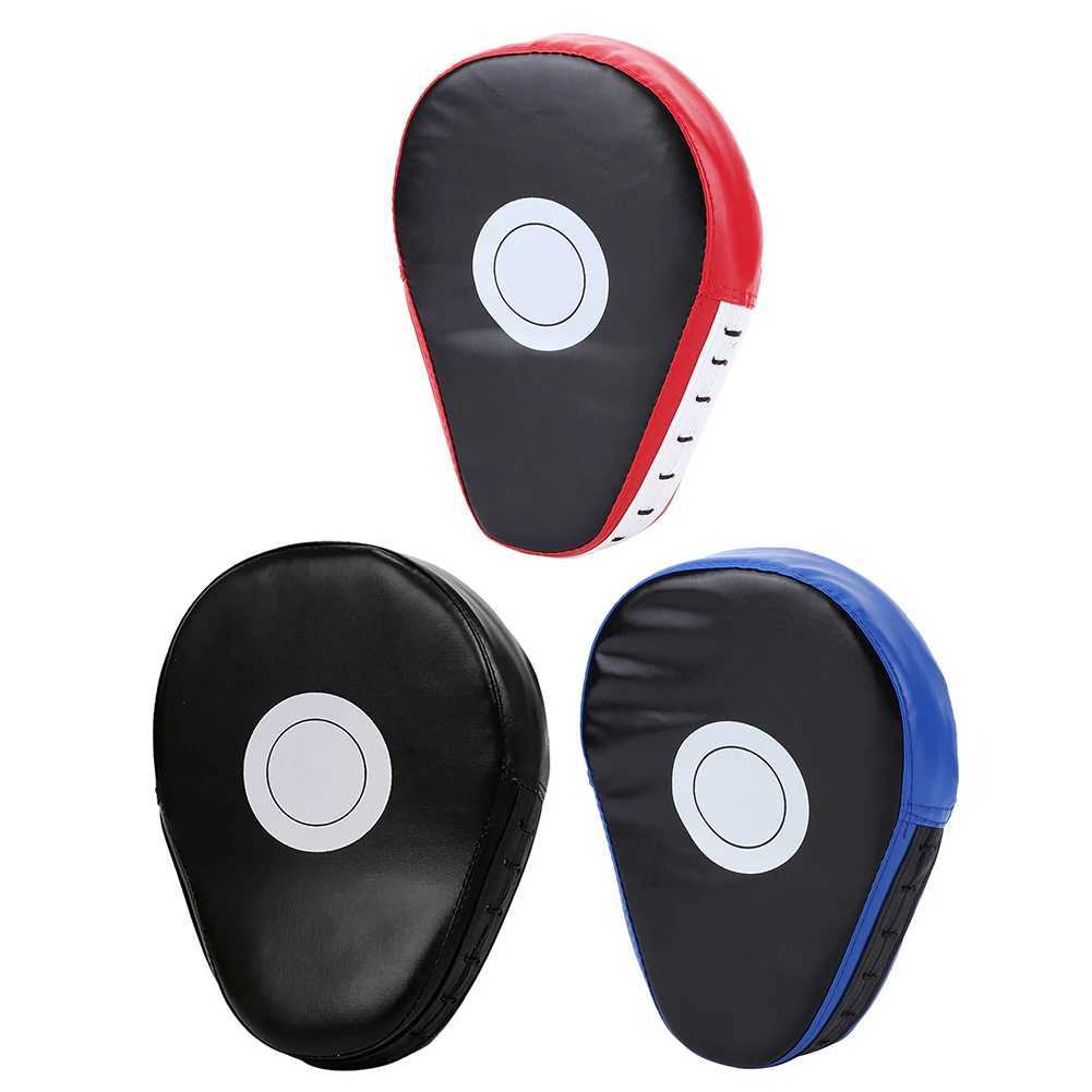 Curved Boxing Hand Target PU Leather Curved Punching Target Bag Breathable Kick Boxing Gloves Pad for Martial Art Sanda Training Y251023