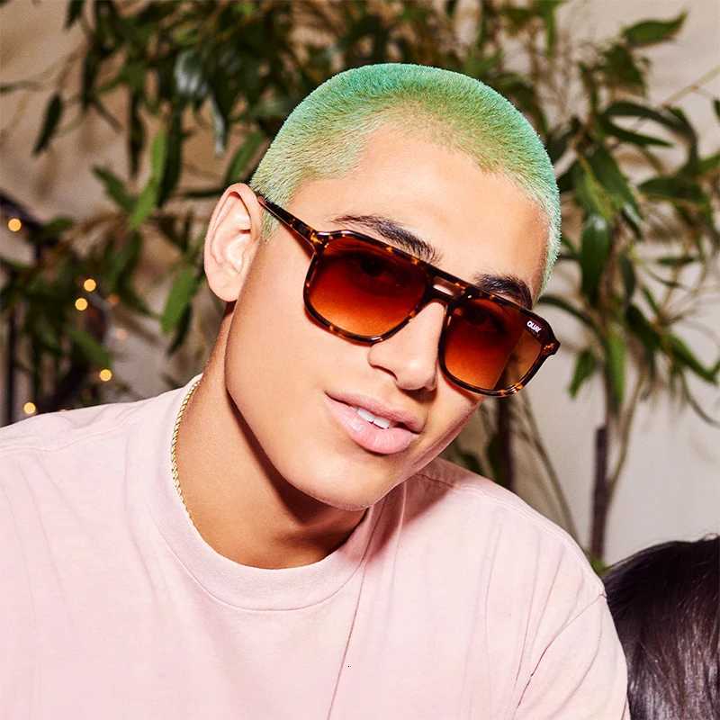 Oversized Mirror Women Sun Glasses for WomenMen Quay On the Fly Sunglasses Shades Gafas UV400 Fashion Sunglasses WomenT251024